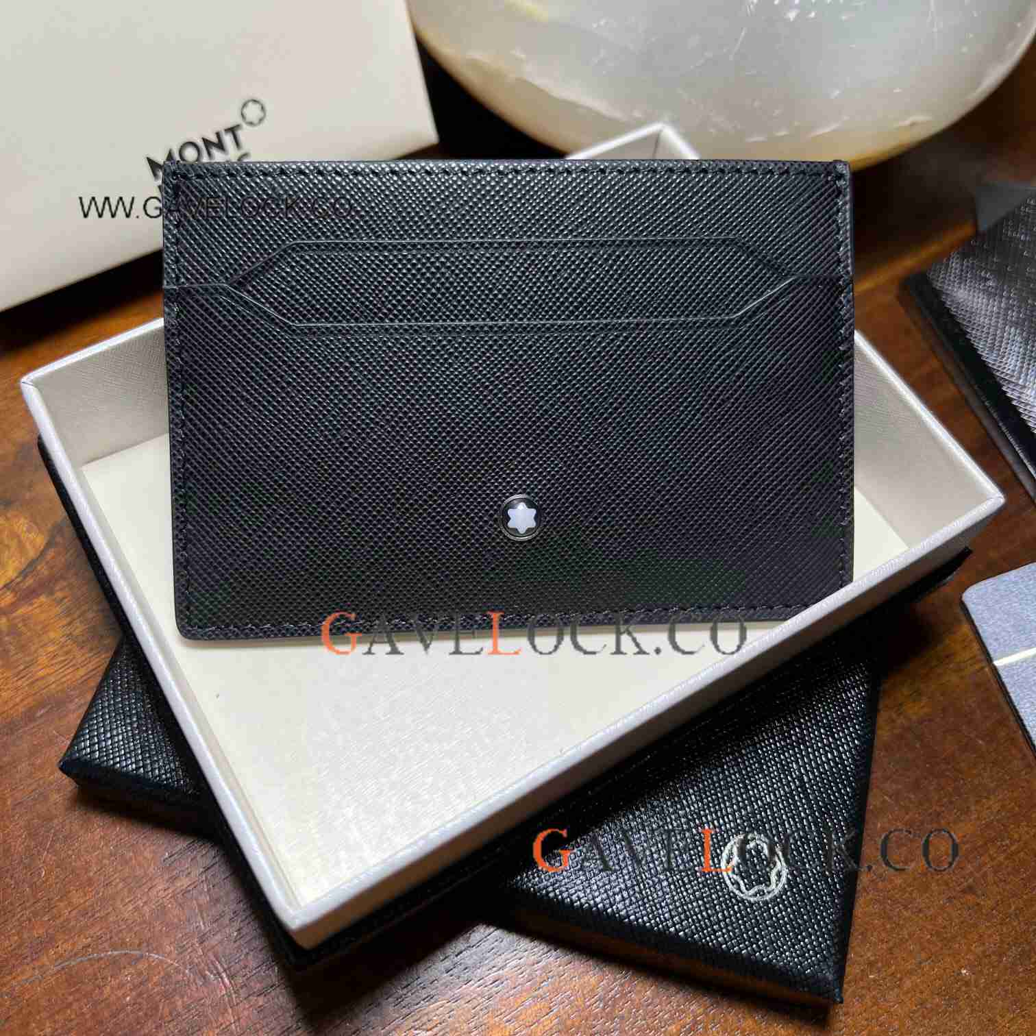 Best Copy Mont Blanc Sartorial Men's Card Holder So Black